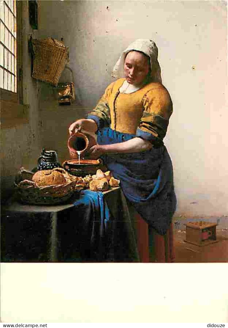 Art - Peinture - Johannes Vermeer - La Laitière - CPM - Voir Scans Recto-Verso - Paintings