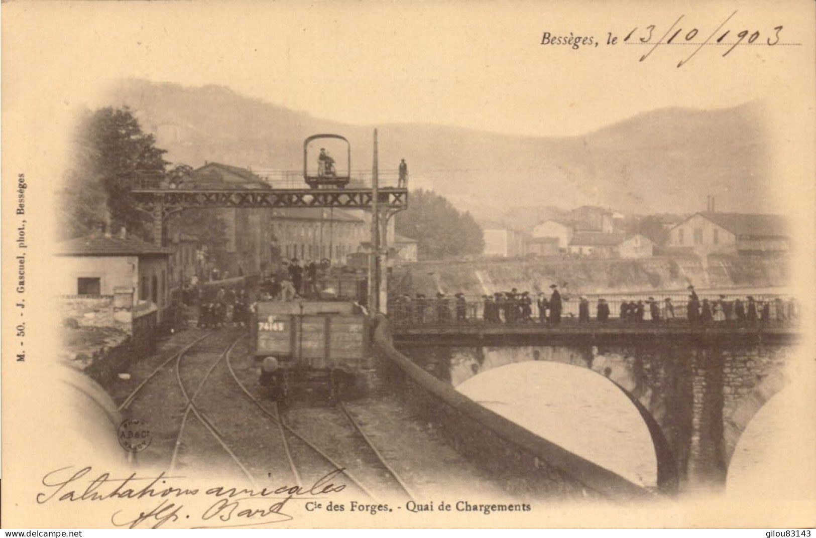 Gard, Bességes, Quai De Chargement - Bessèges