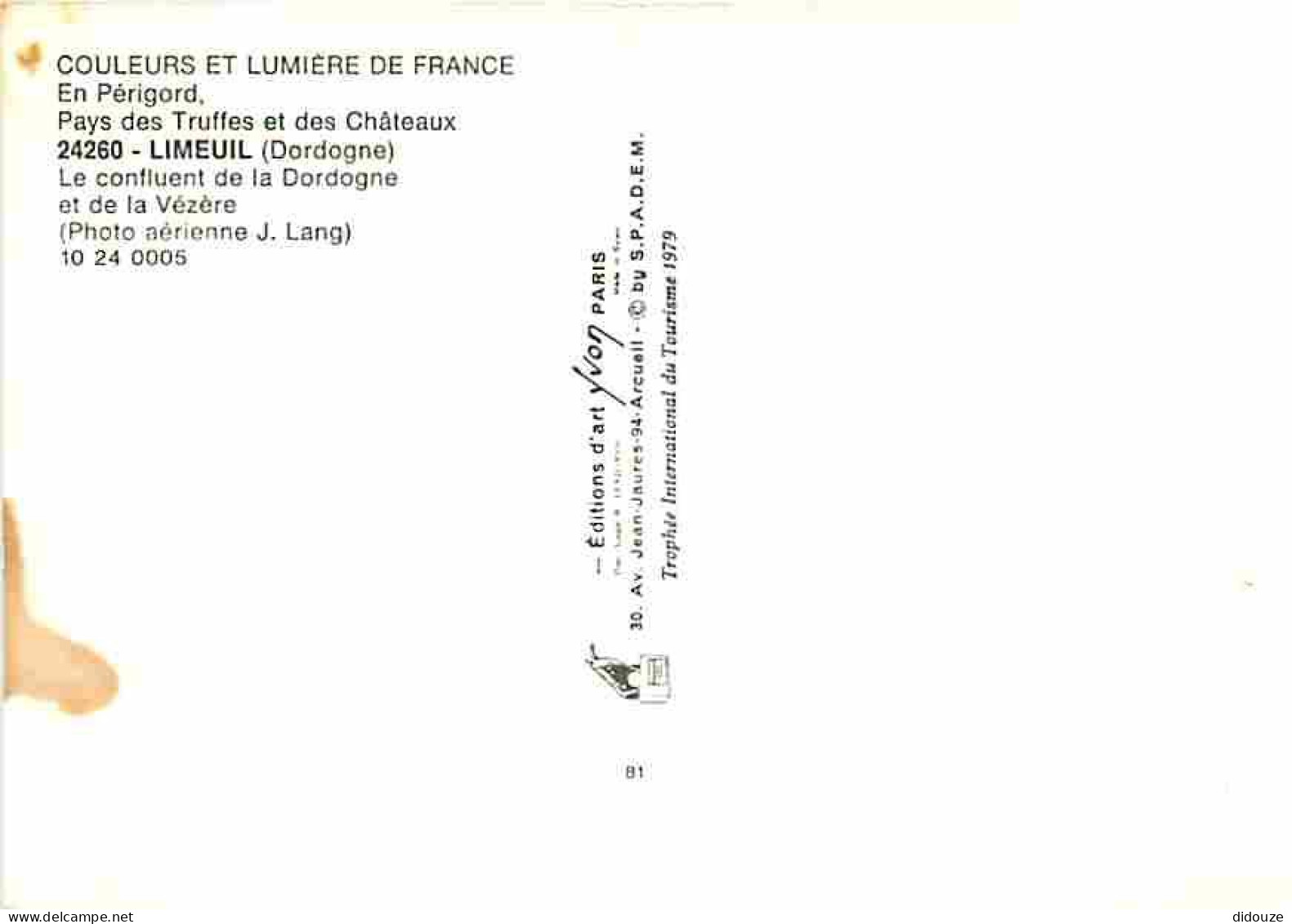 24 - Limeuil - Le Confluent De La Dordogne Et De La Vézère - CPM - Voir Scans Recto-Verso - Autres & Non Classés