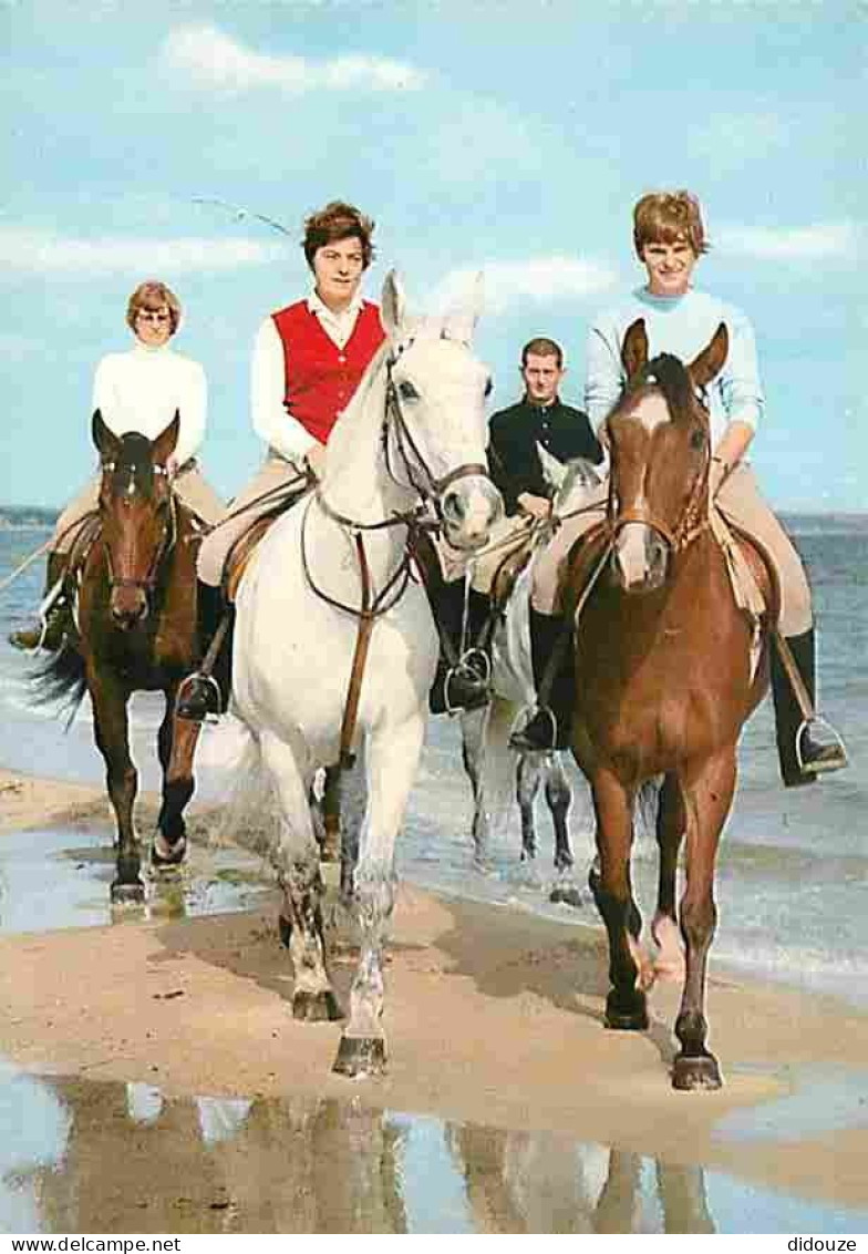 Animaux - Chevaux - Promenade Equestre Sur La Plage - Carte Neuve - CPM - Voir Scans Recto-Verso - Chevaux