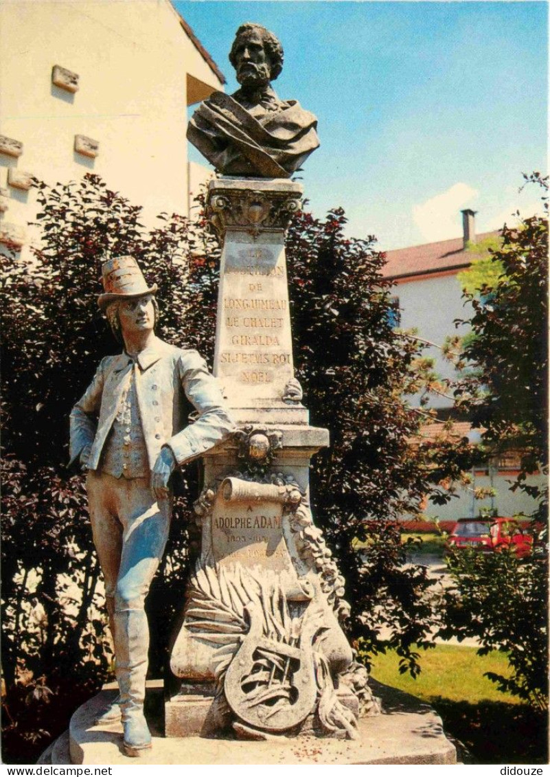 91 - Longjumeau - Le Postillon - Monument Lent érigé Au Compositeur Adolphe Adam - CPM - Voir Scans Recto-Verso - Longjumeau