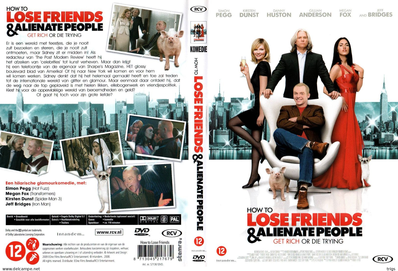 DVD - How To Lose Friends & Alienate People - Komedie