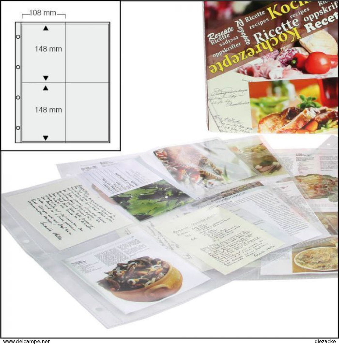 Safe Zusatzblätter Für Kochrezepte-Album Nr. 5474XL (50er Pack) Neuware Ohne OVP (VD735 - Andere & Zonder Classificatie
