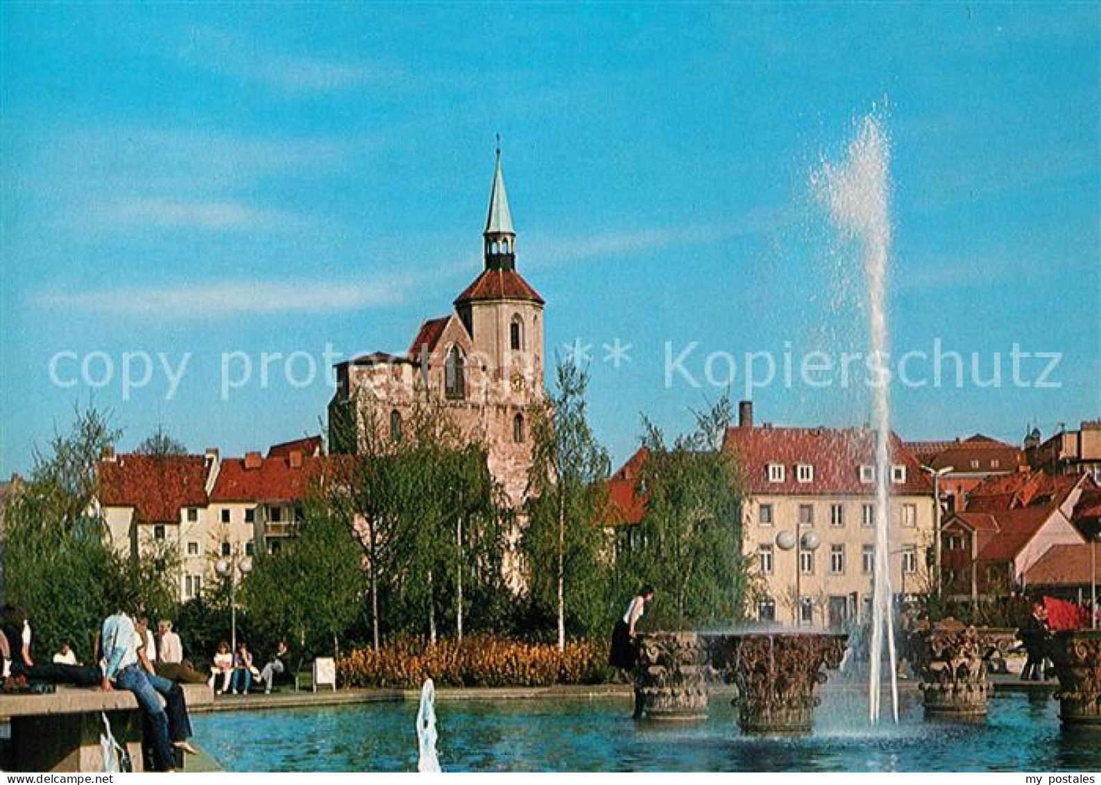 73255021 Braunschweig Schlossgarten Mit Magnikirche Braunschweig - Braunschweig