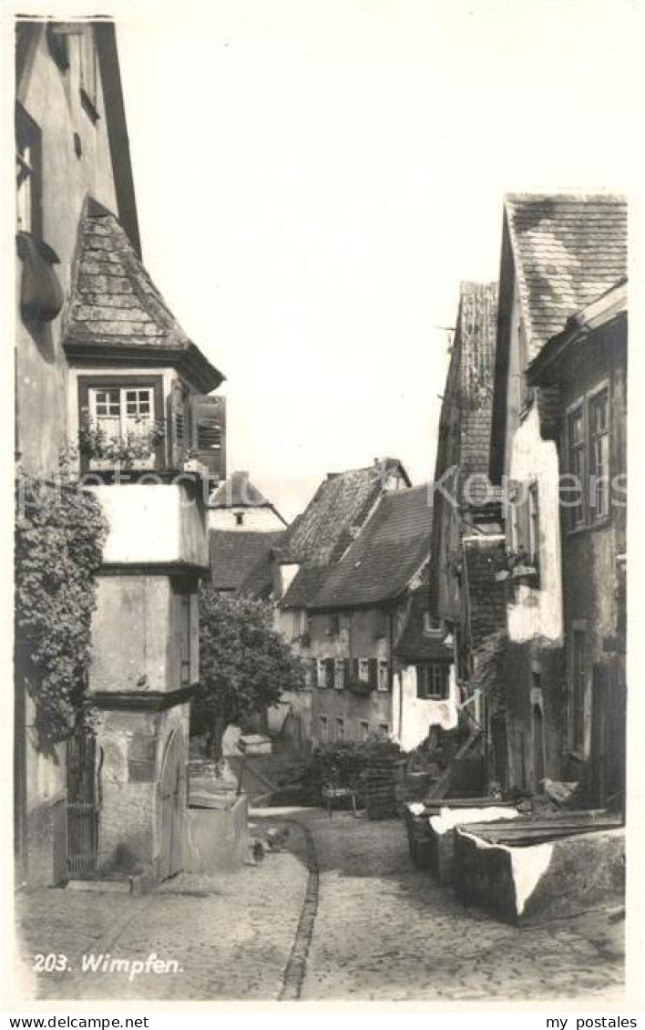 73254995 Wimpfen Dorfgasse Wimpfen - Bad Wimpfen