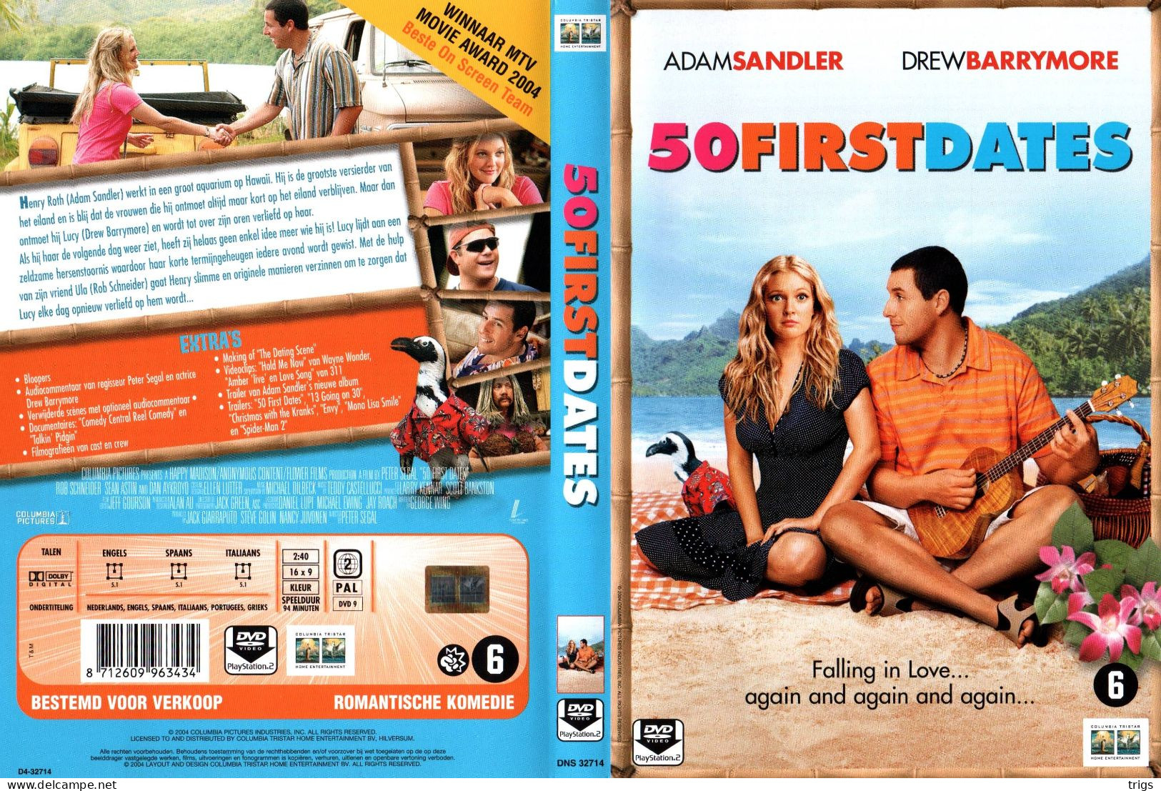 DVD - 50 First Dates - Comedy
