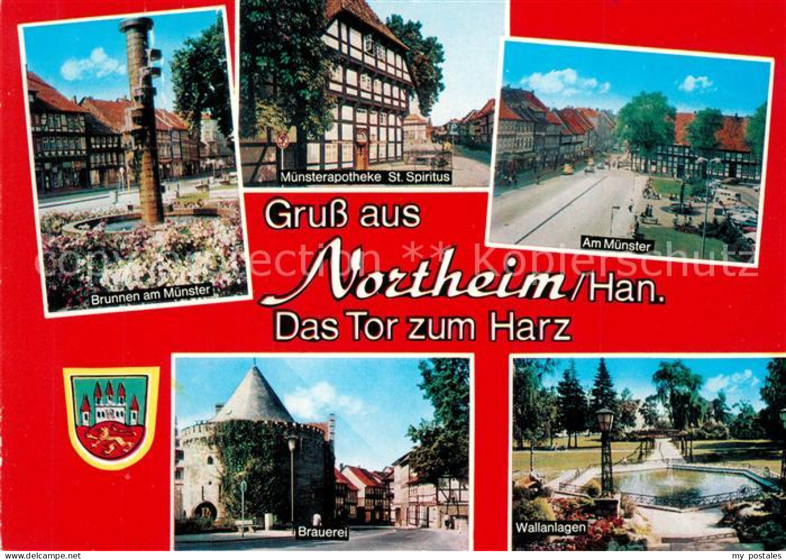 73254906 Northeim Brunnen Muenster Muensterapotheke Sankt Spiritus Brauerei Nort - Northeim