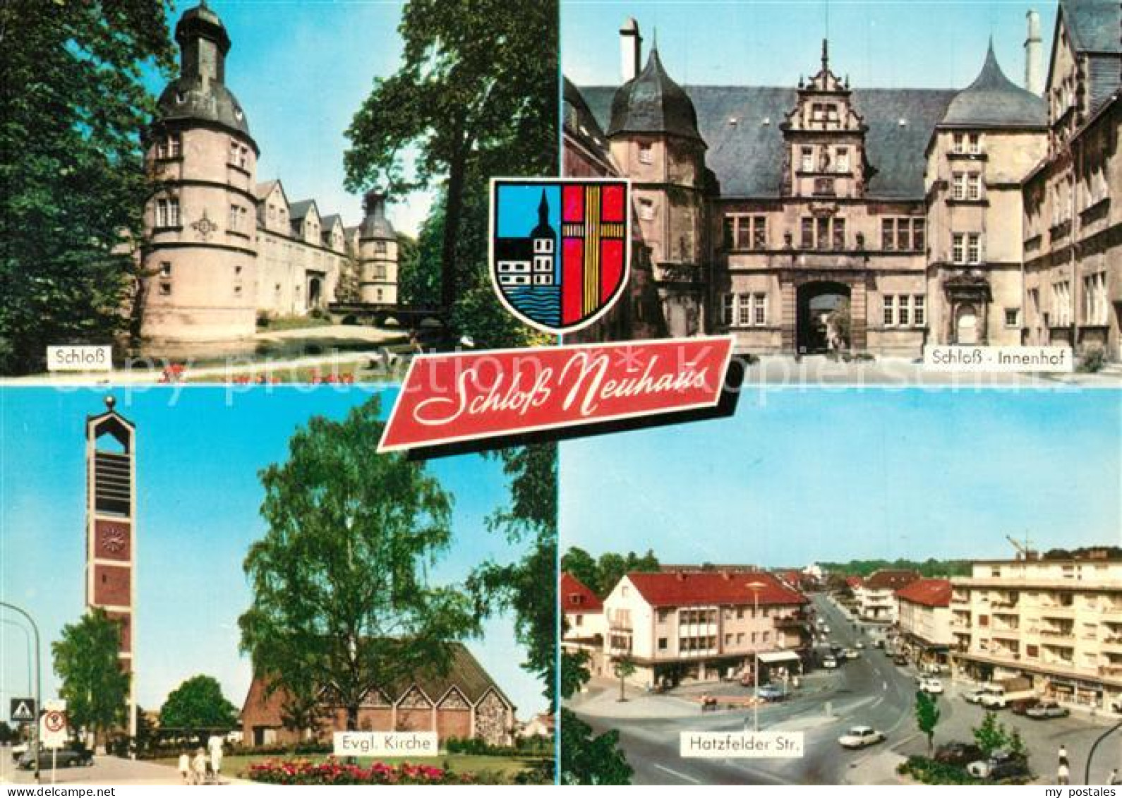 73254894 Schloss Neuhaus Innehof Evangelische Kirche Hatzfelder Strasse Schloss  - Paderborn
