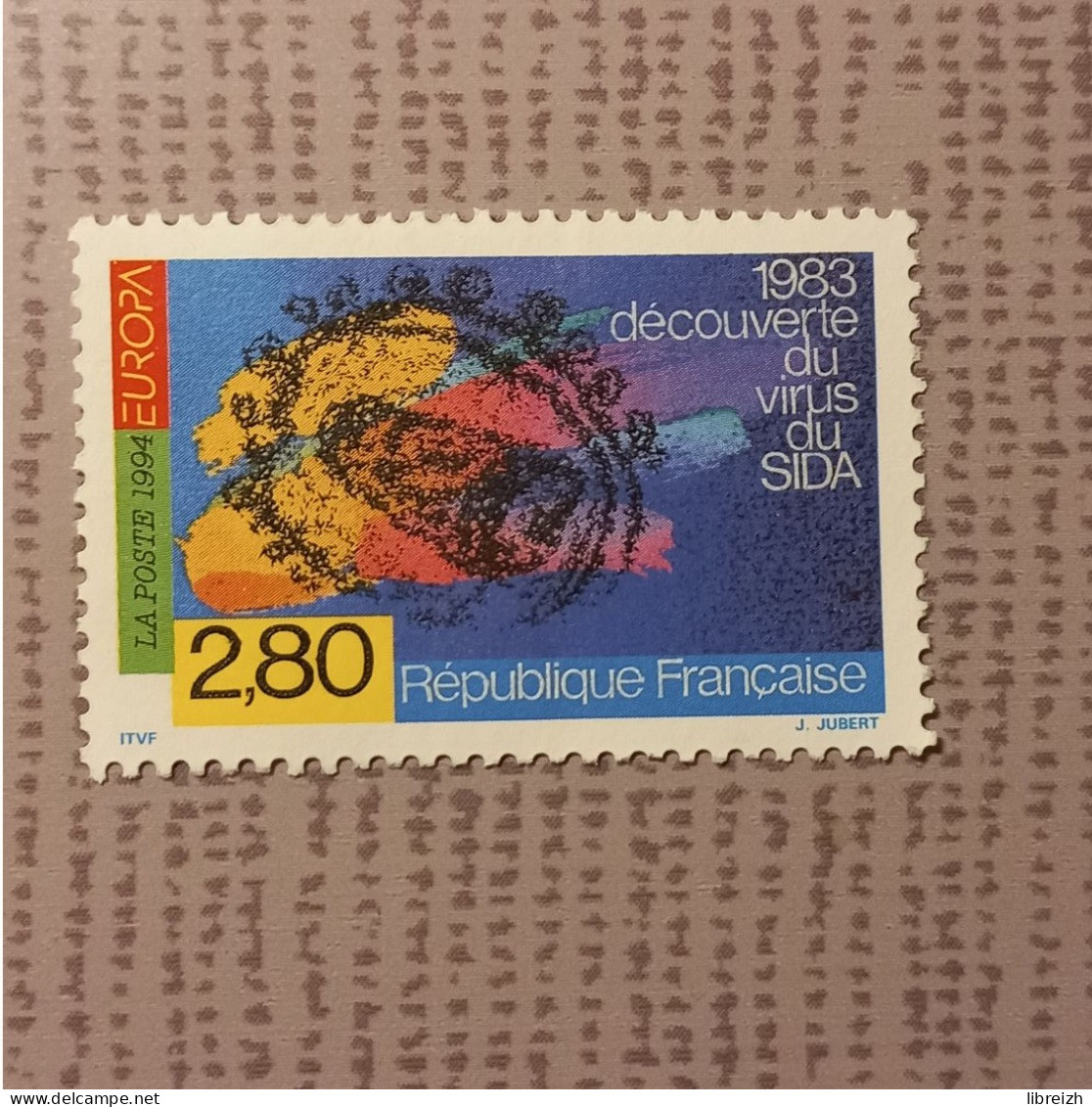 Virus Du Sida  N° 2878  Année 1994 - Used Stamps