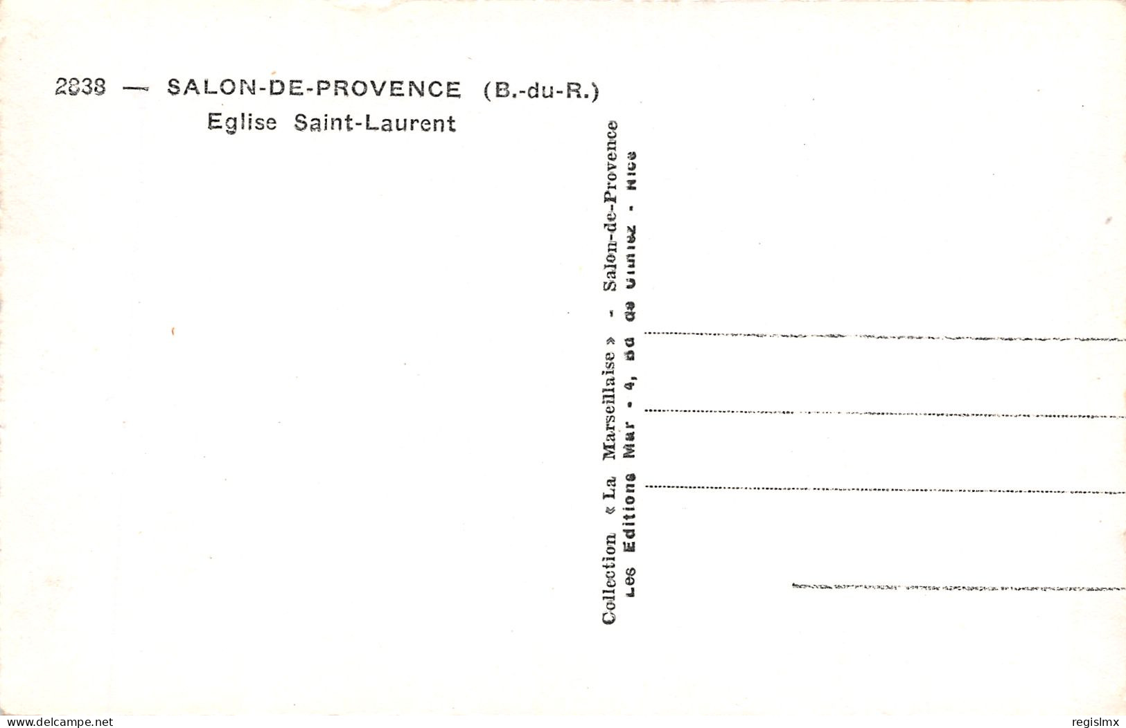 13-SALON DE PROVENCE-N°T2506-D/0123 - Salon De Provence