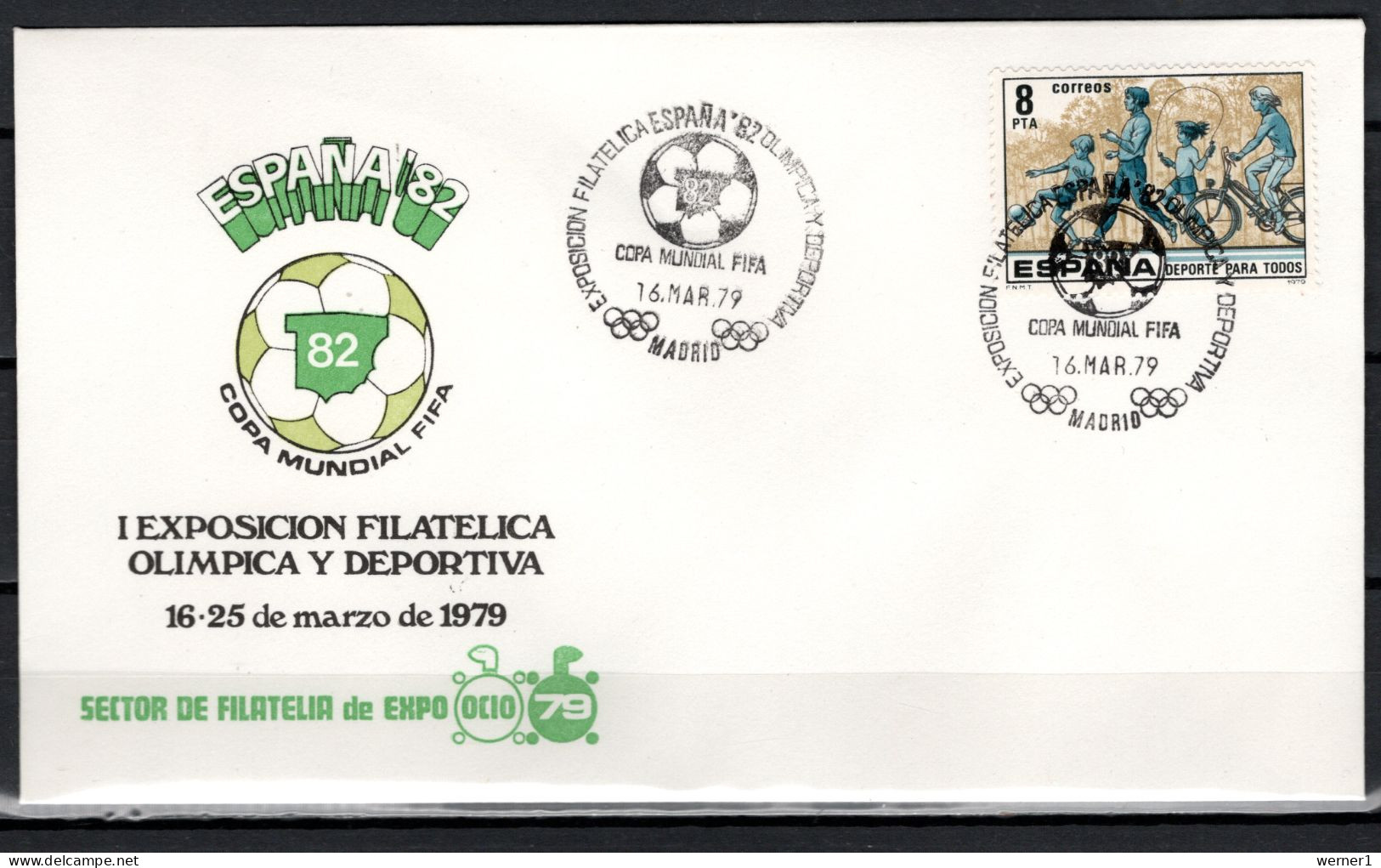 Spain 1979 Football Soccer World Cup Commemorative Cover - 1982 – Espagne