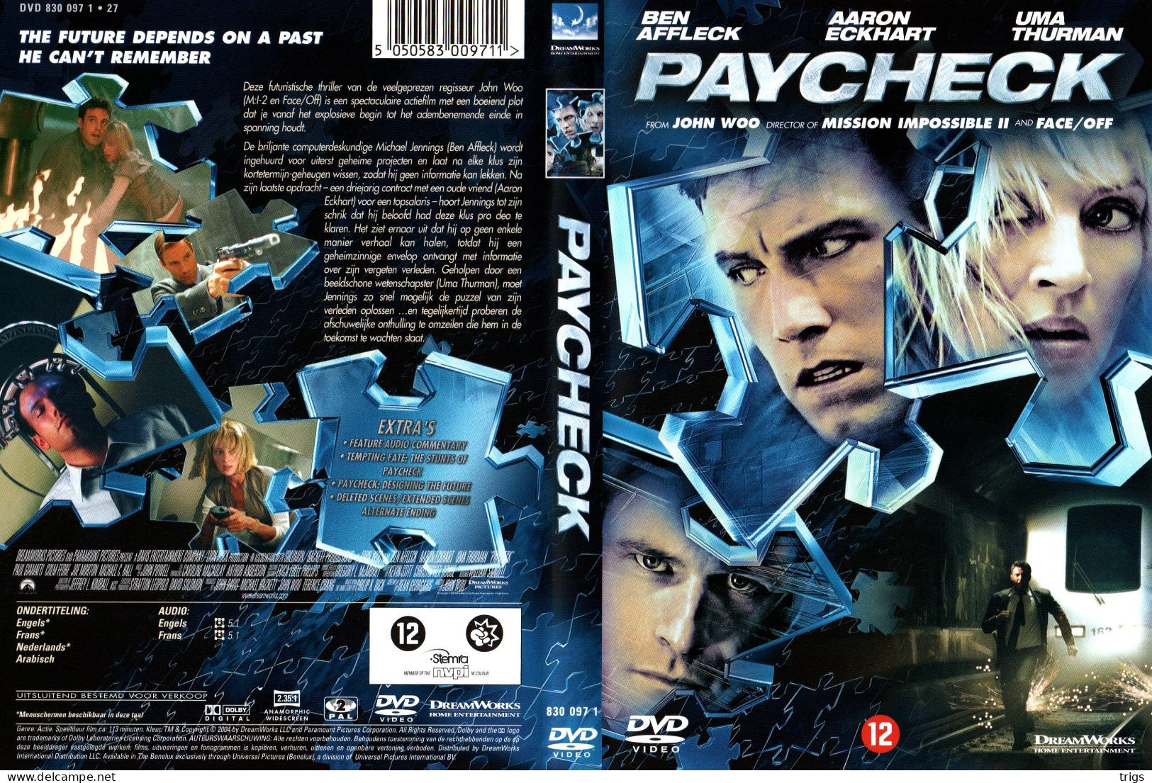 DVD - Paycheck - Policiers
