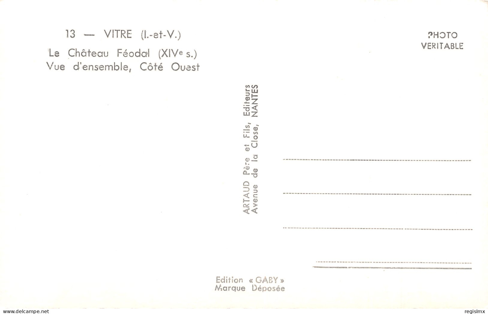 35-VITRE-N°T2507-C/0395 - Vitre