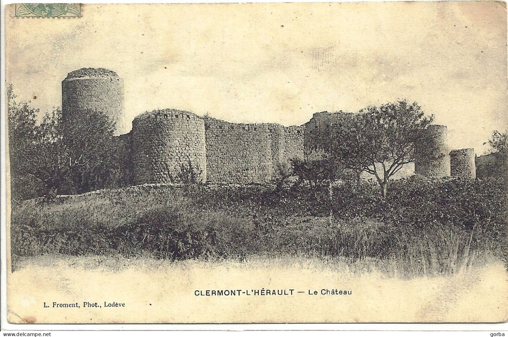 *CPA - 34 - CLERMONT-L'HERAULT  - Le Château* - Clermont L'Hérault
