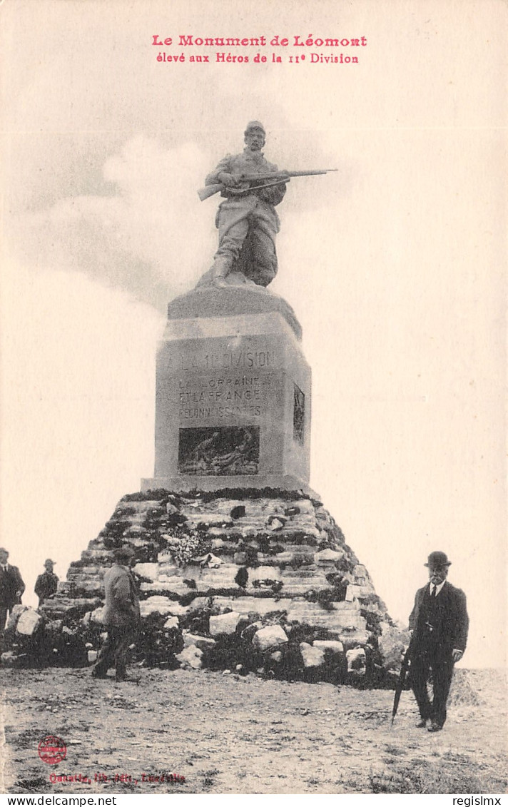 54-LUNEVILLE LE MONUMENT DE LEOMONT-N°T2507-D/0123 - Luneville
