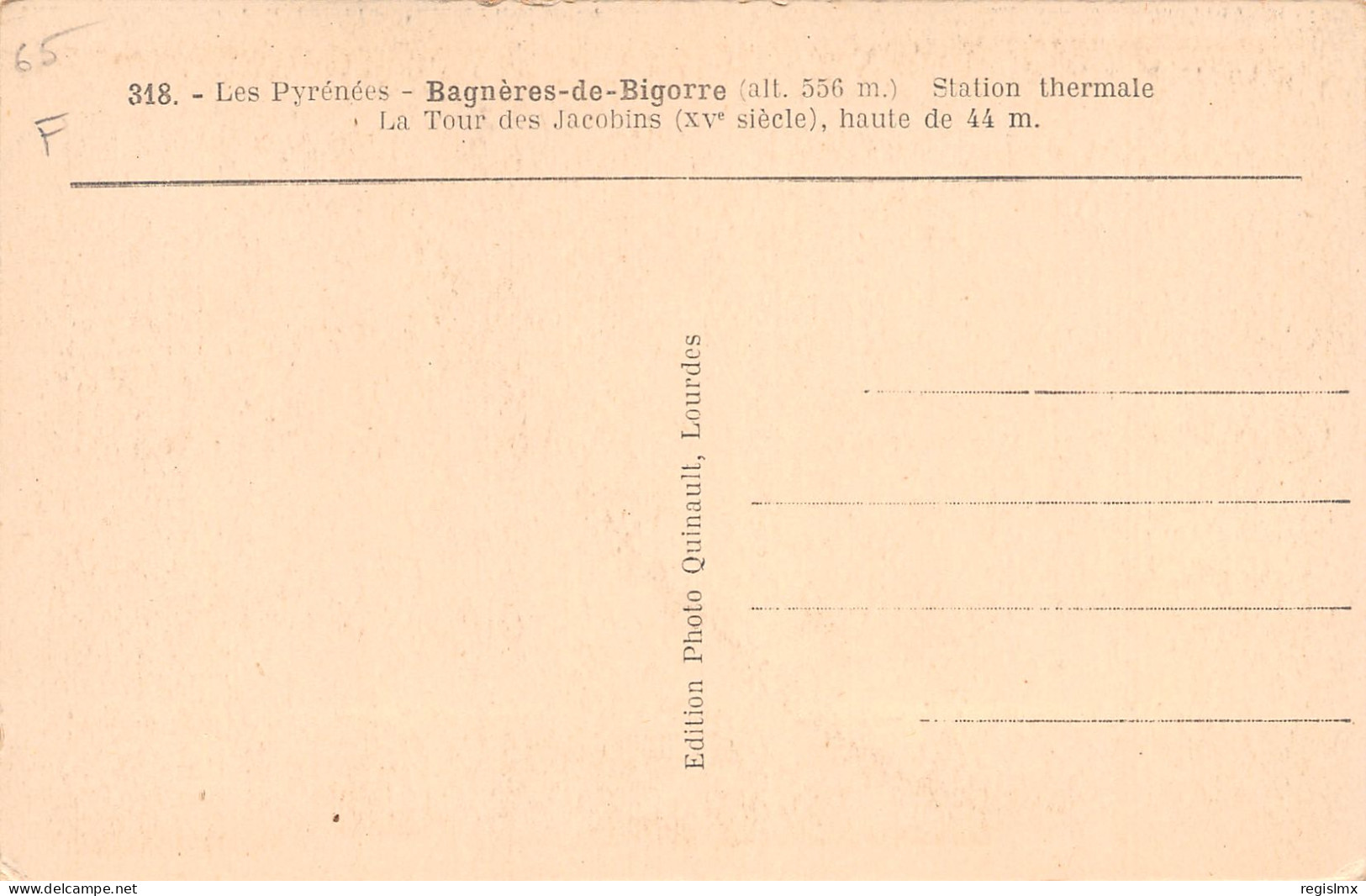 65-BAGNERES DE BIGORRE-N°T2507-H/0301 - Bagneres De Bigorre