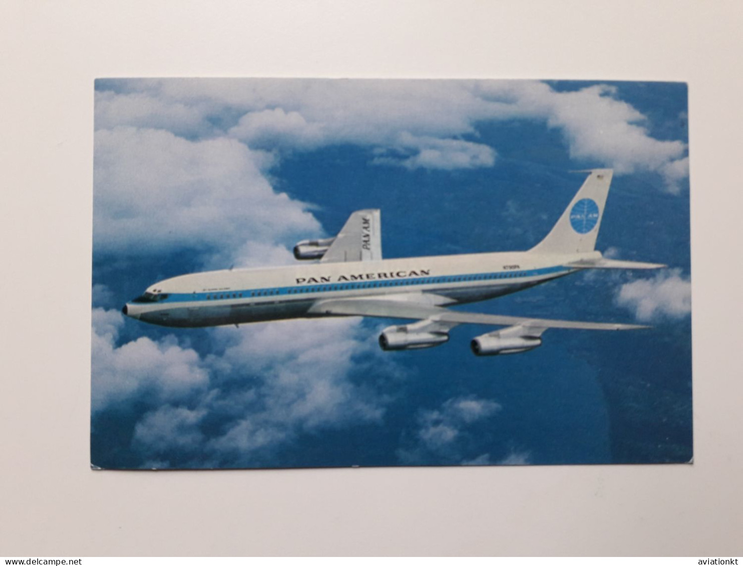 Airline Issued Card. Pan Am B 707 - 1946-....: Modern Era