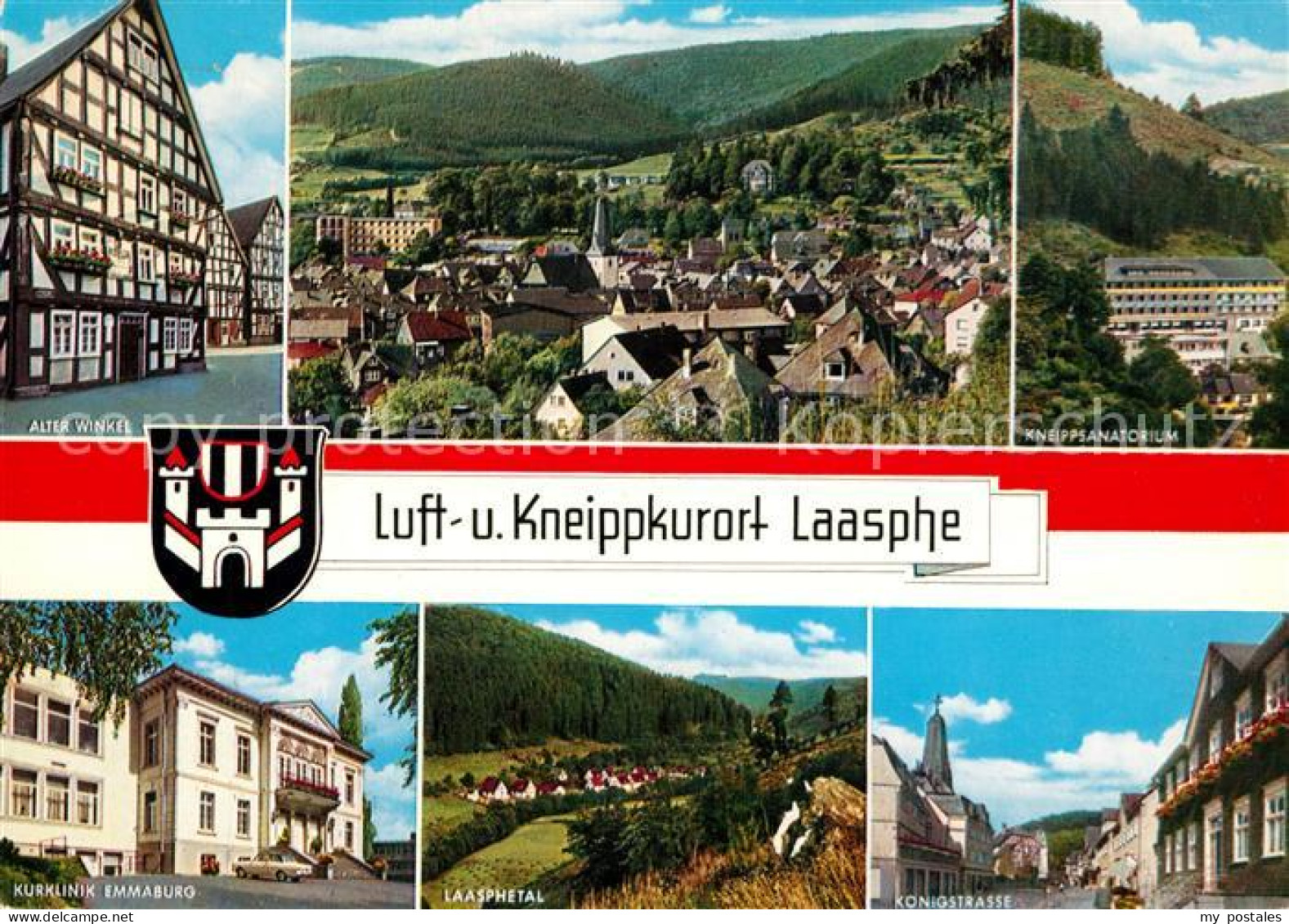 73254070 Laasphe Alter Winkel Kneippsanatorium Kurklinik Emmaburg Koenigstrasse  - Bad Laasphe