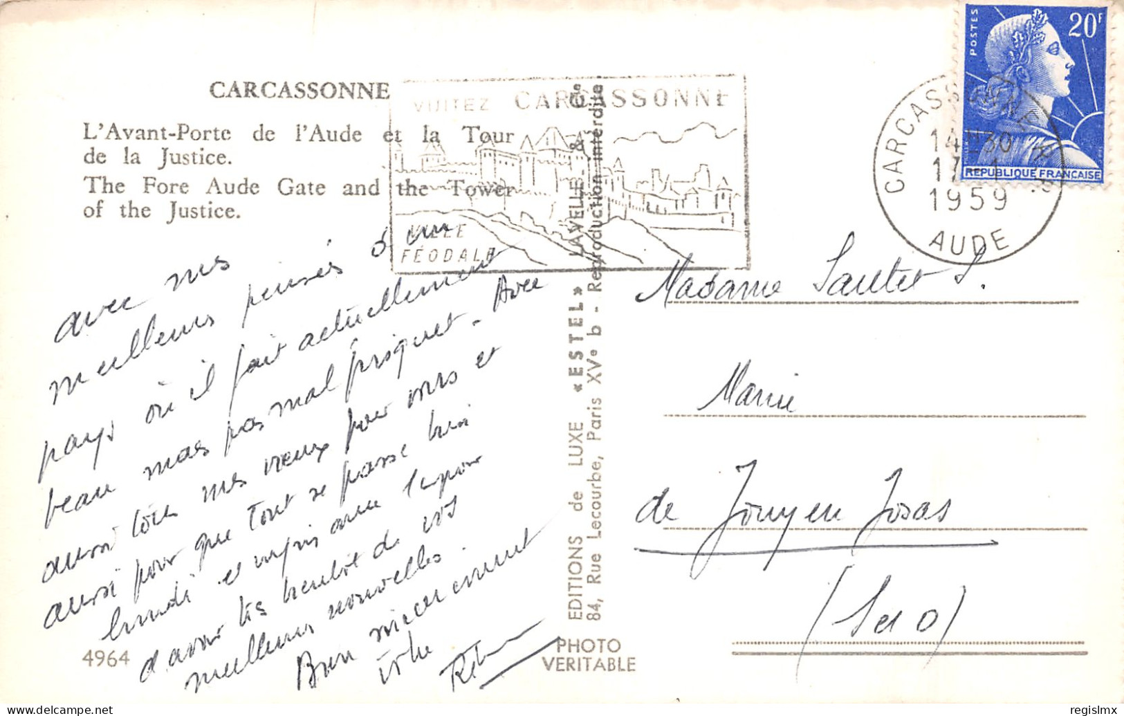 11-CARCASSONNE-N°T2508-A/0363 - Carcassonne