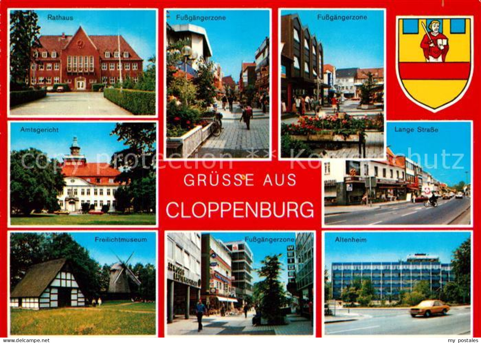 73254017 Cloppenburg Rathaus Amtsgericht Freilichtmuseum Lange Strasse Altenheim - Cloppenburg