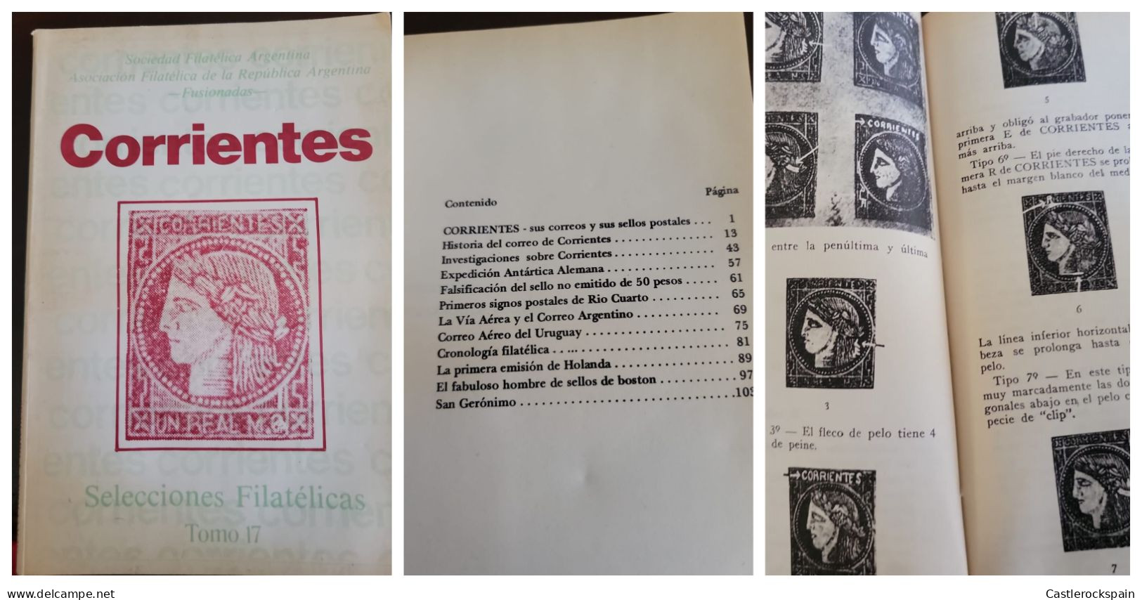 O) ARGENTINA , CORRIENTES, BOOK, PHILATELIC SELECTIONS VOLUME 17 - SELECCIONES FILATELICAS TOMO 17, SPANISH VERSION, 104 - Unclassified