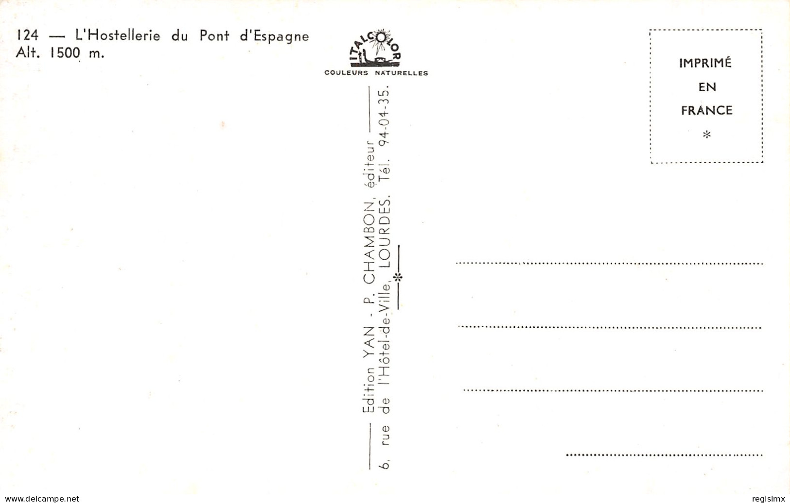 65-LE PONT D ESPAGNE-N°T2509-B/0003 - Sonstige & Ohne Zuordnung