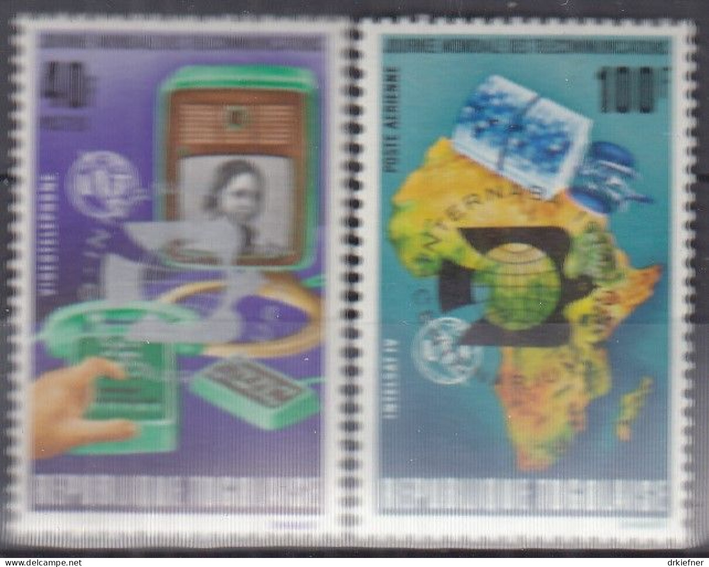 TOGO  1045 B A, 1046 A A, Postfrisch **, INTERNABA; 100 Jahre Weltpostverein (UPU), 1974 - Togo (1960-...)