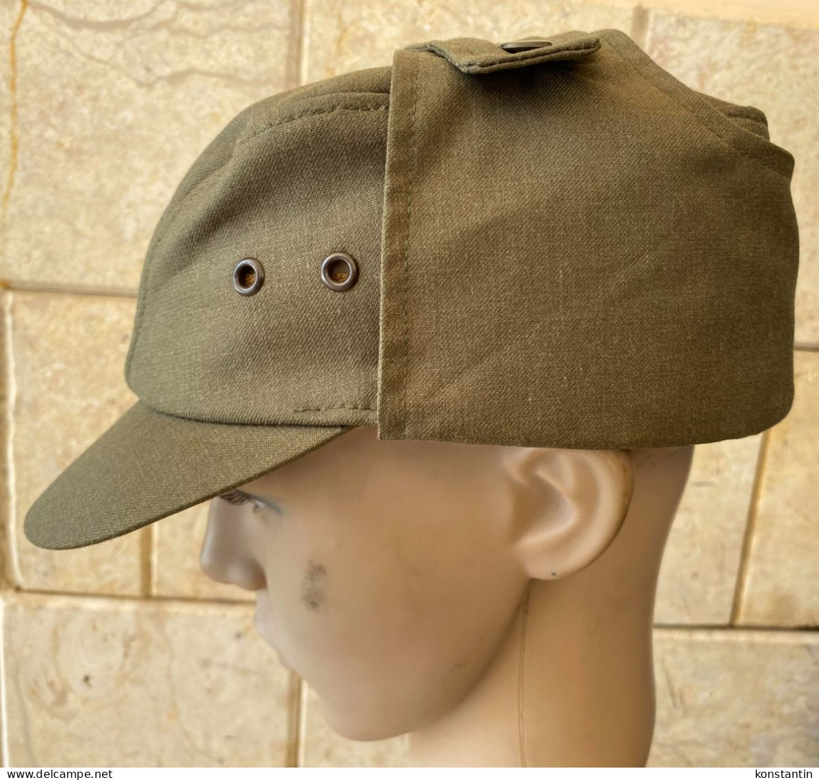CZECH ARMY CAP Casquette Size 55 Or 56, - Hoeden