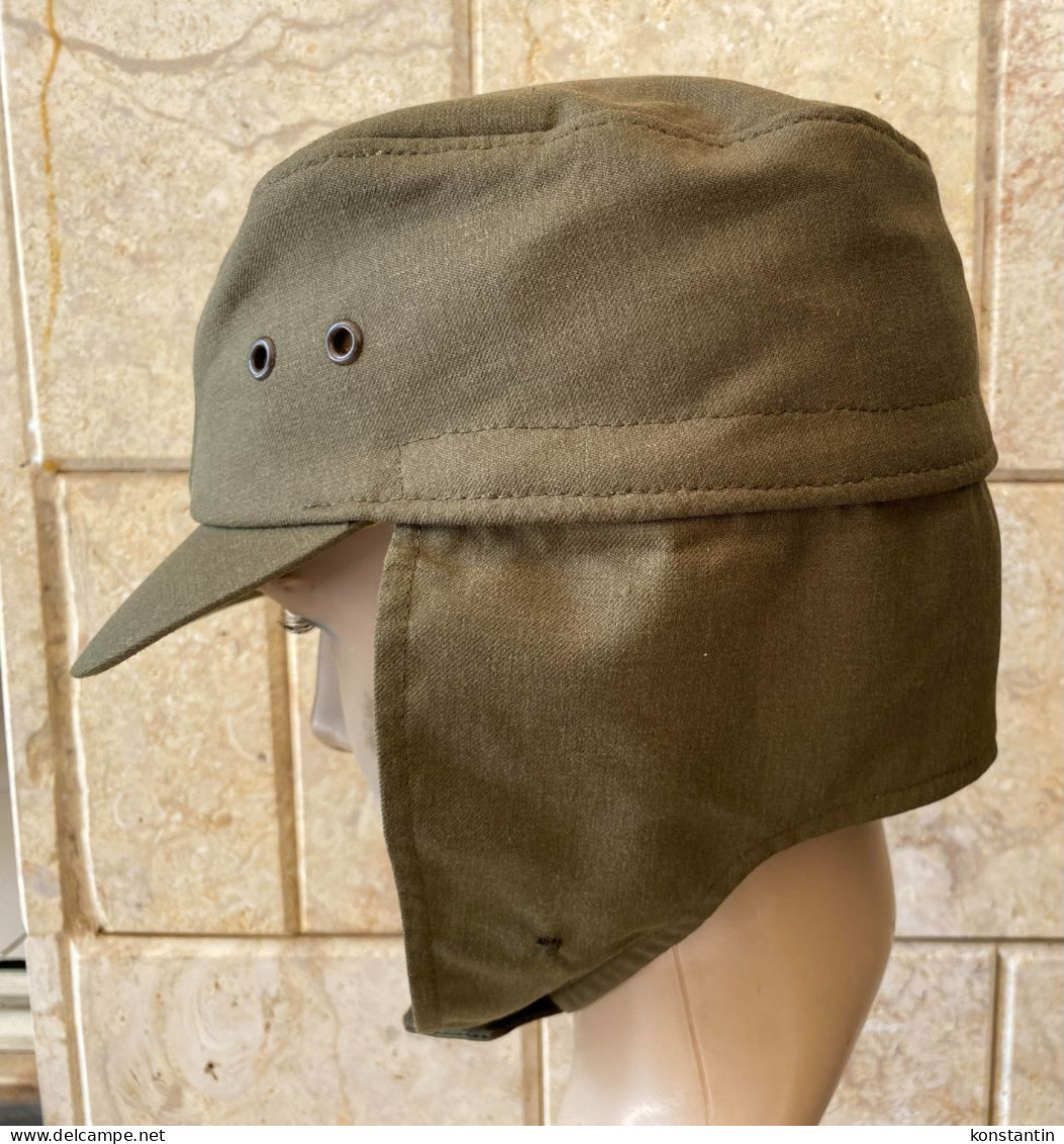 CZECH ARMY CAP Casquette Size 55 Or 56, - Casques & Coiffures