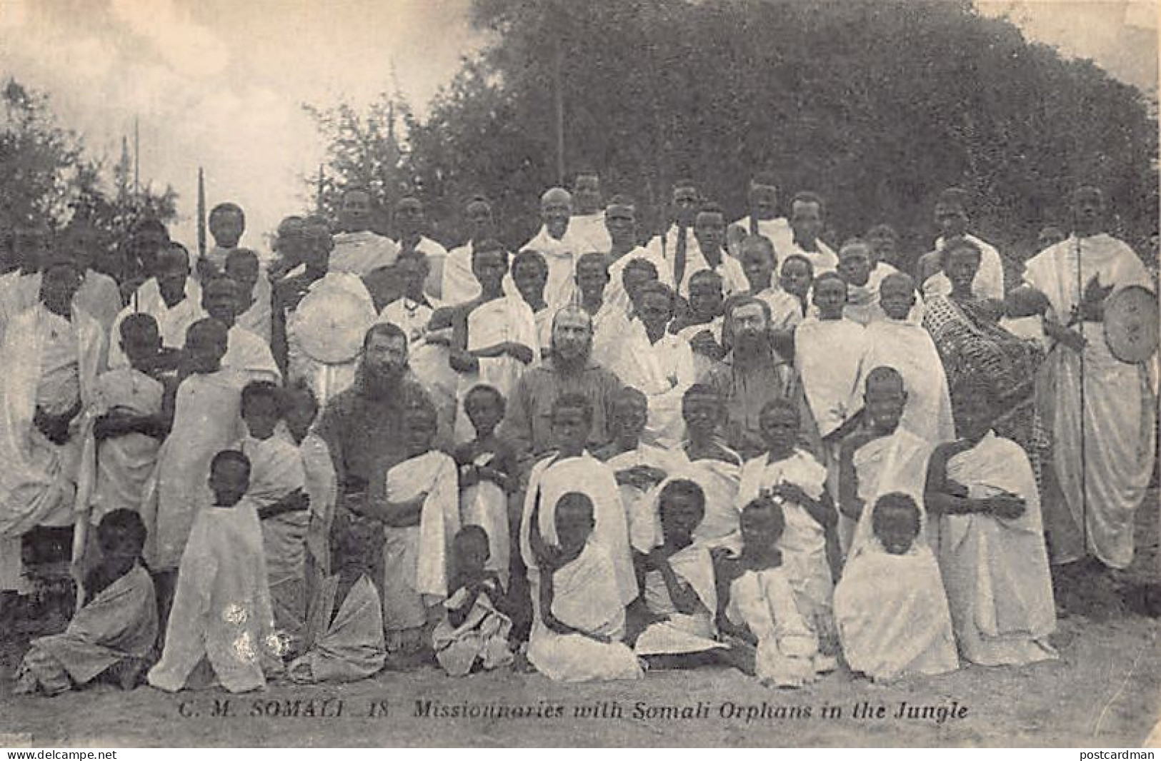 Somalia - Missionaries With Somali Orphans In The Bush - Publ. Catholic Mission Of Somaliland 18 - Somalie