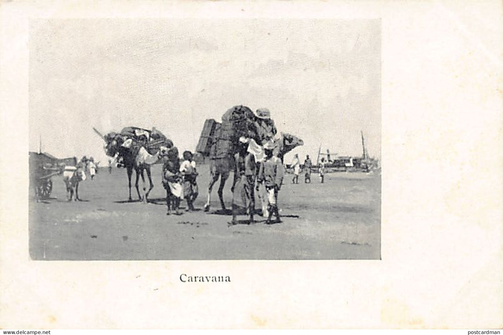 Somalia - Camel Train - Publ. Unknown  - Somalie