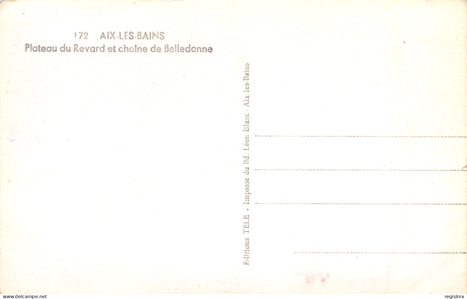 73-AIX LES BAINS-N°T2510-B/0251 - Aix Les Bains