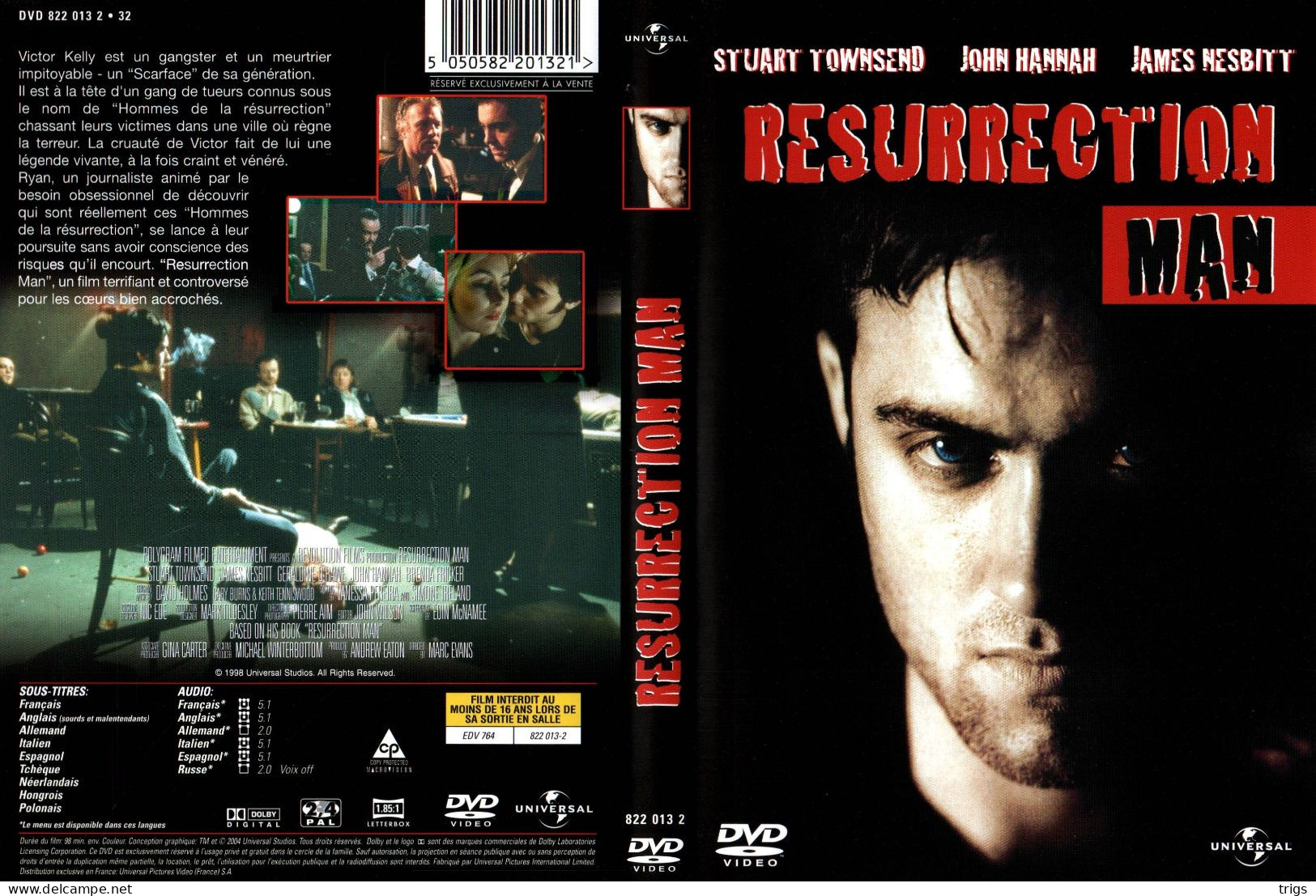 DVD - Resurrection Man - Crime