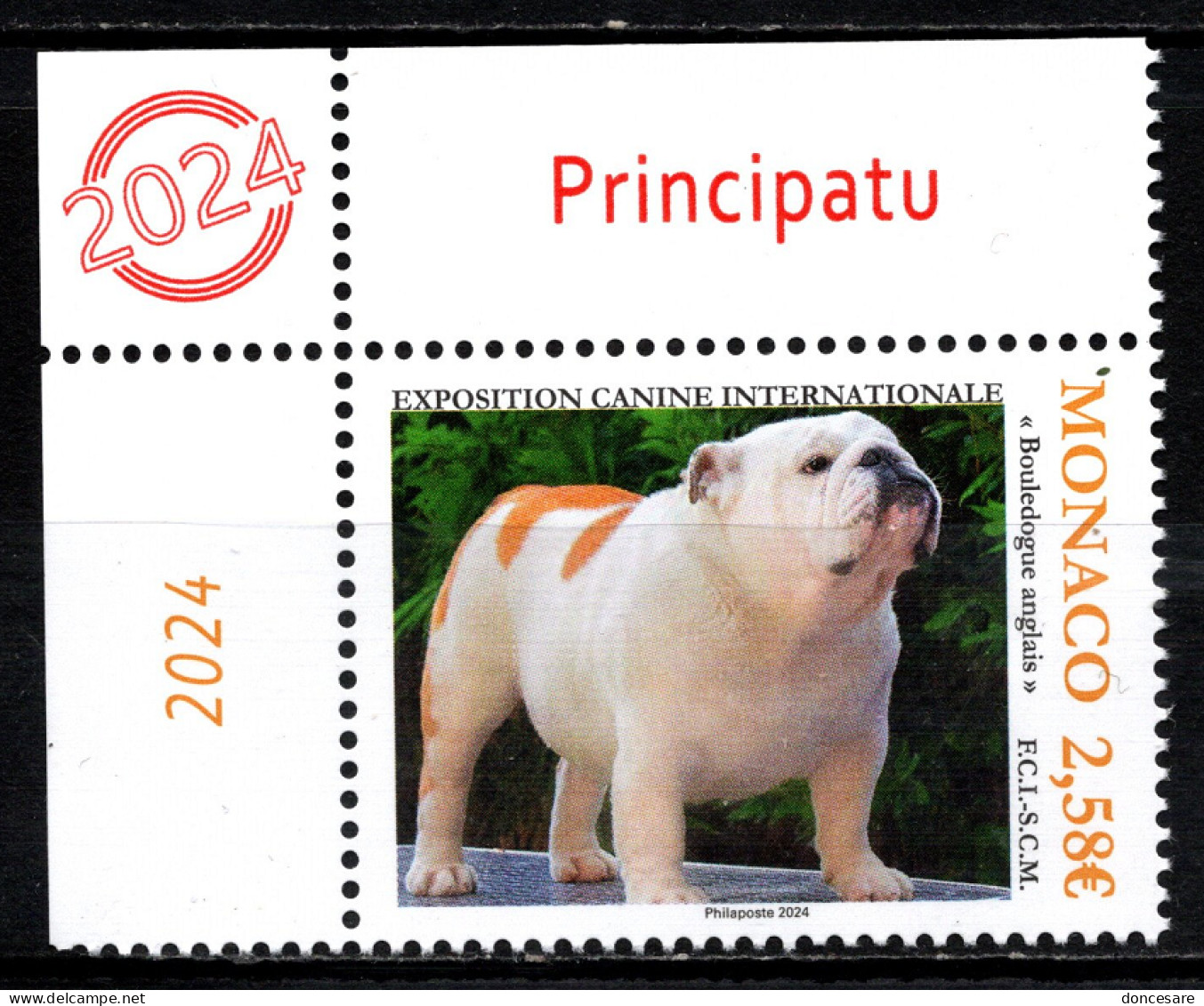 MONACO 2024 - EXPOSITION CANINE INTERNATIONALE 2024 - NEUF ** - Unused Stamps