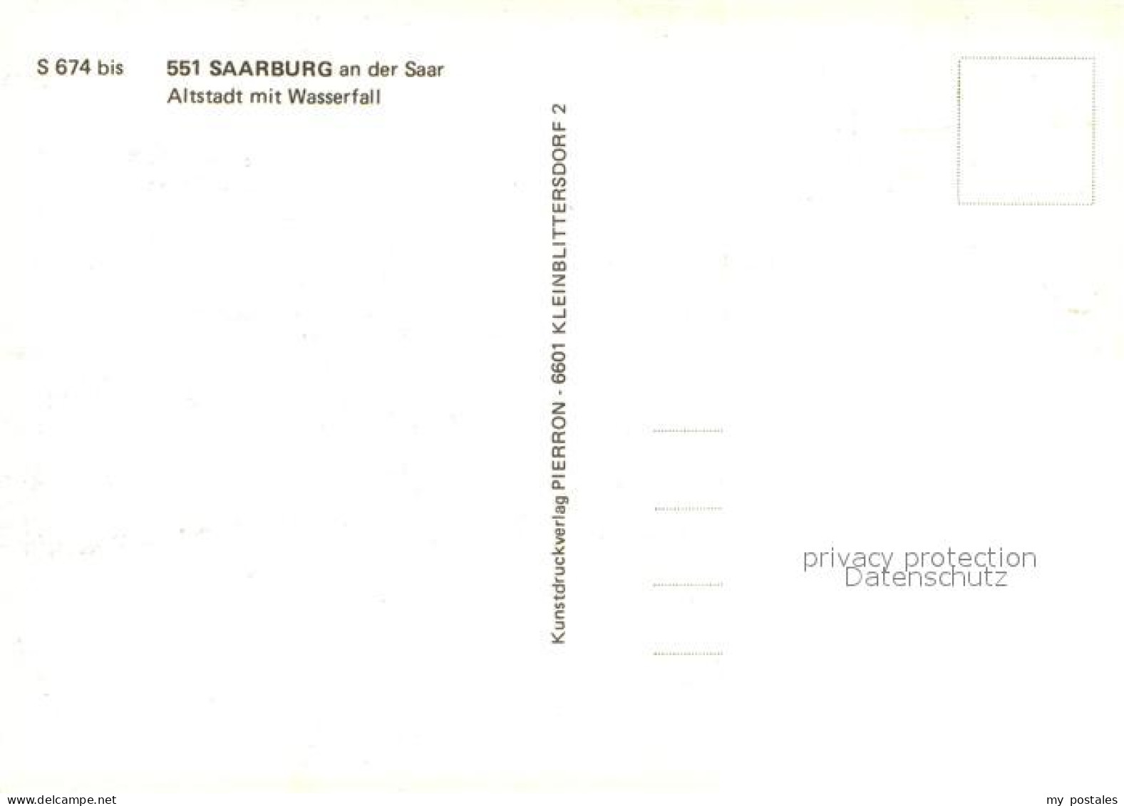 73253474 Saarburg Saar Altstadt Wasserfall Saarburg Saar - Saarburg