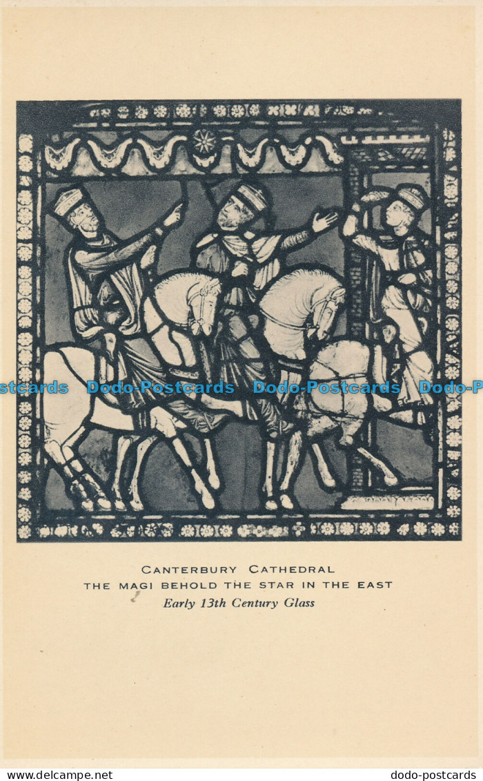 R017949 Canterbury Cathedral. The Magi Behold The Star In The East. Tuck - Monde