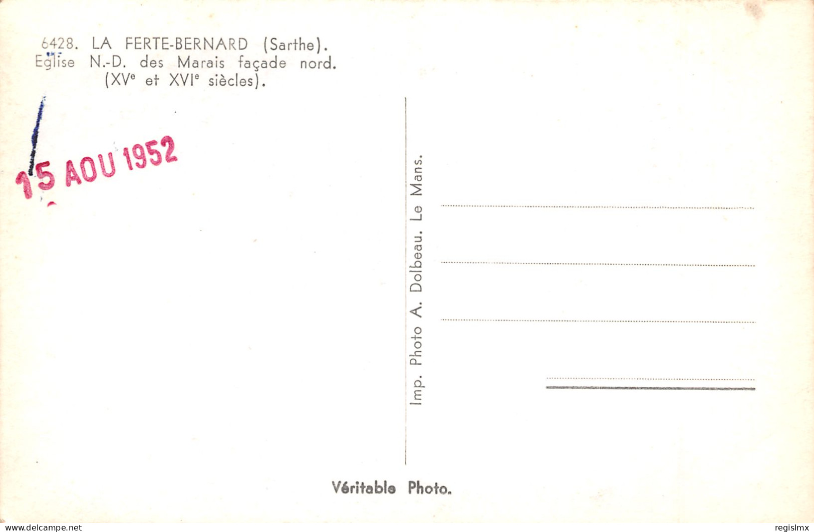 72-LA FERTE BERNARD-N°T2511-D/0021 - La Ferte Bernard