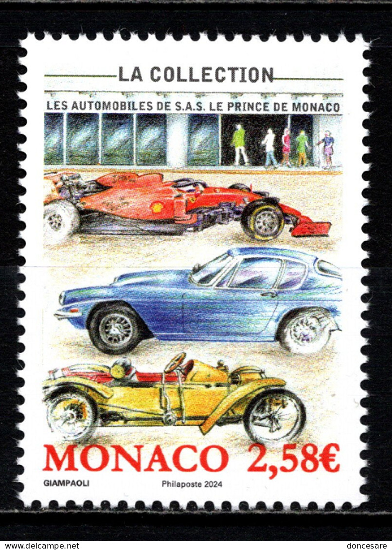 MONACO 2024 - LA COLLECTION DE VOITURES DE S.A.S. LE PRINCE  - NEUF ** - Neufs