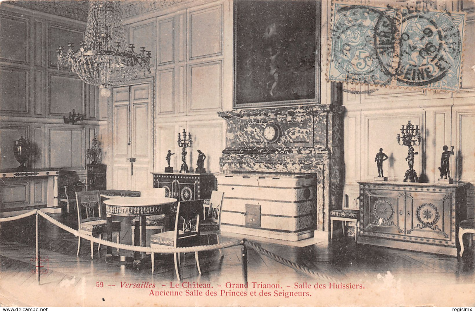 78-VERSAILLES LE GRAND TRIANON SALLE DES HUISSIERS-N°T2512-B/0315 - Versailles (Château)