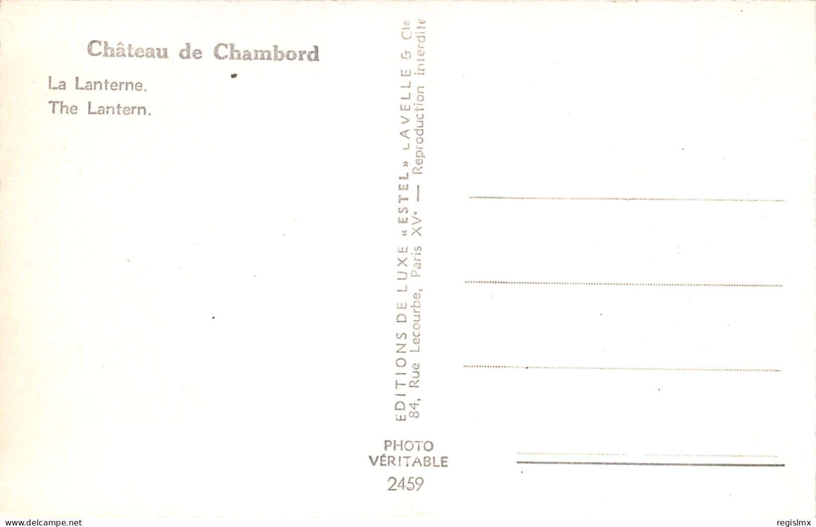 41-CHAMBORD-N°T2512-H/0247 - Chambord