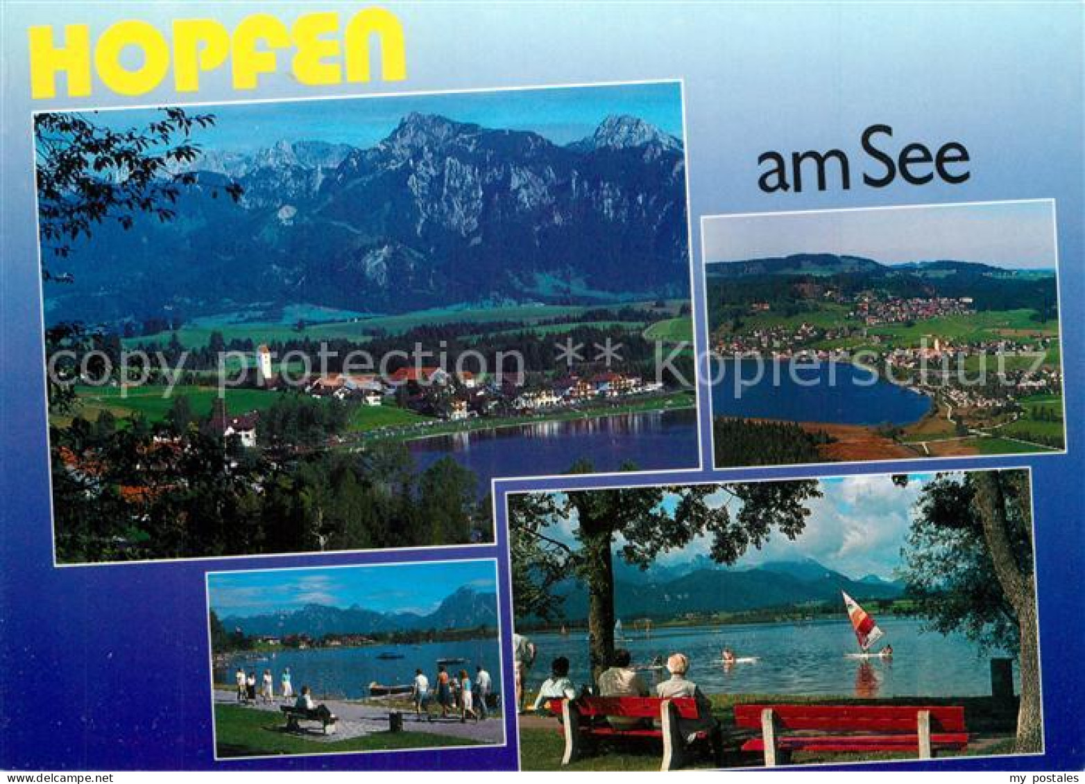 73252470 Hopfen See Panorama Teilansichten Hopfen See - Füssen