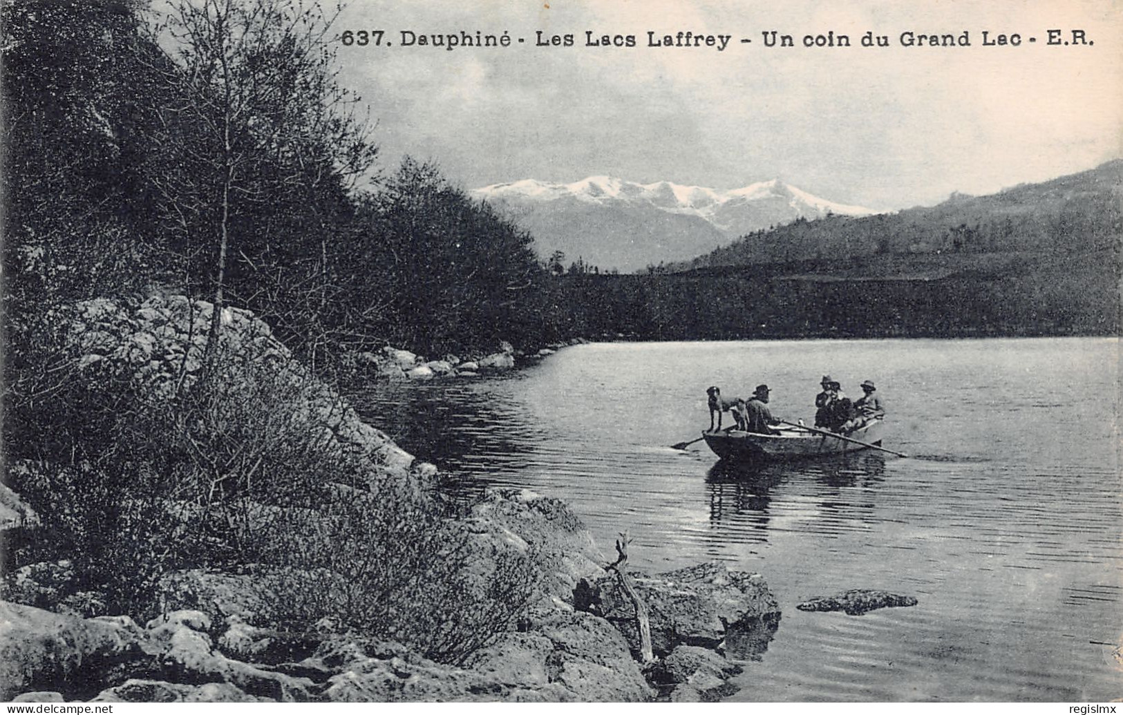 38-LAFFREY LE GRAND LAC-N°T2513-G/0035 - Laffrey