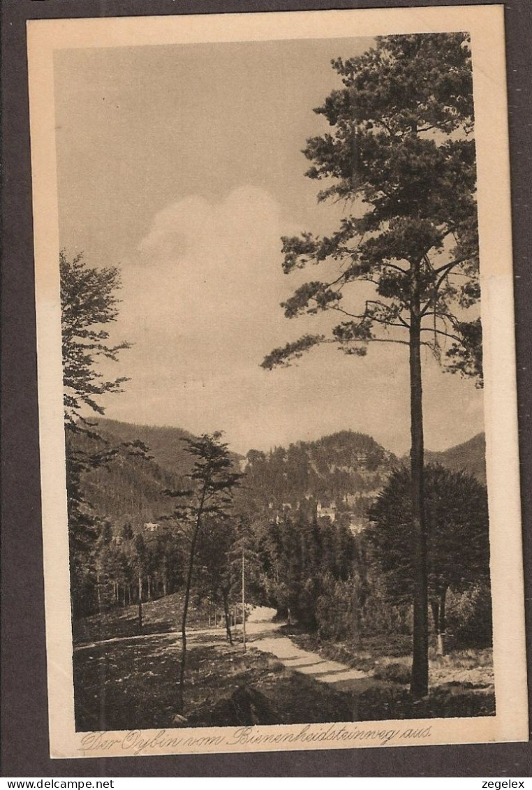 Der Oybin Vom Bienenheidsteinweg Aus - 1924 - Oybin