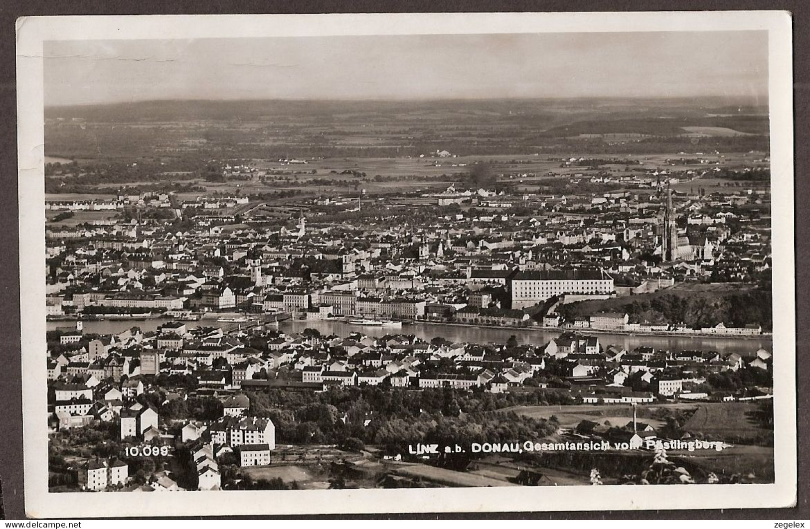 Linz A.b. Donau -1938-  Sicht Vom Pästlingberg - Linz