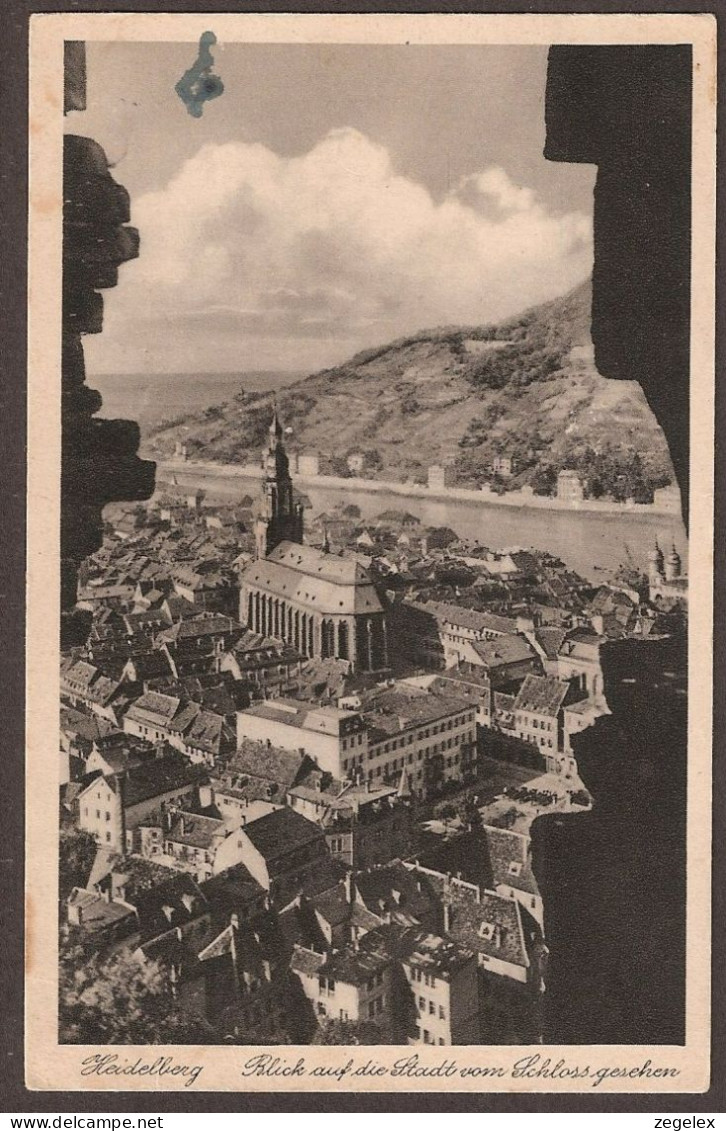 Heidelberg - Blick Auf Die Stadt Vom Schloss Gesehen - Heidelberg