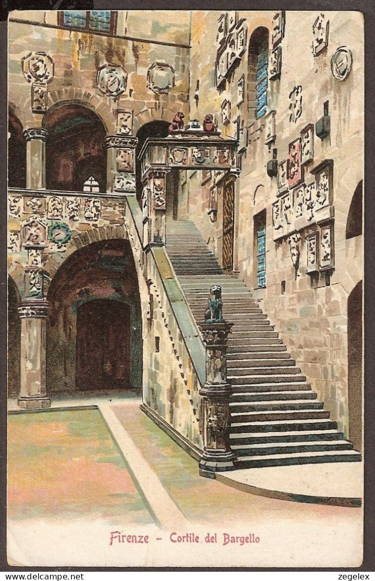 Firenze, Florence 1908 - Cortile Del Bargello - Firenze