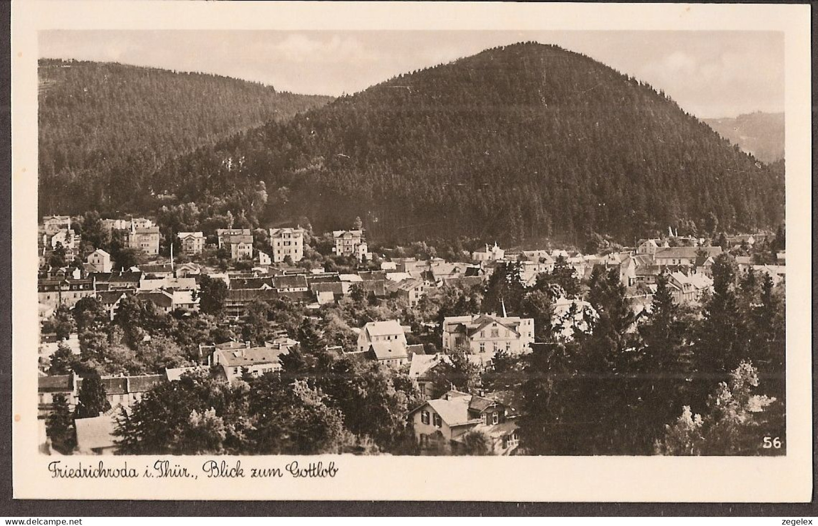 Friedrichroda I. Thür - Blick Zum Gottlob - Friedrichroda