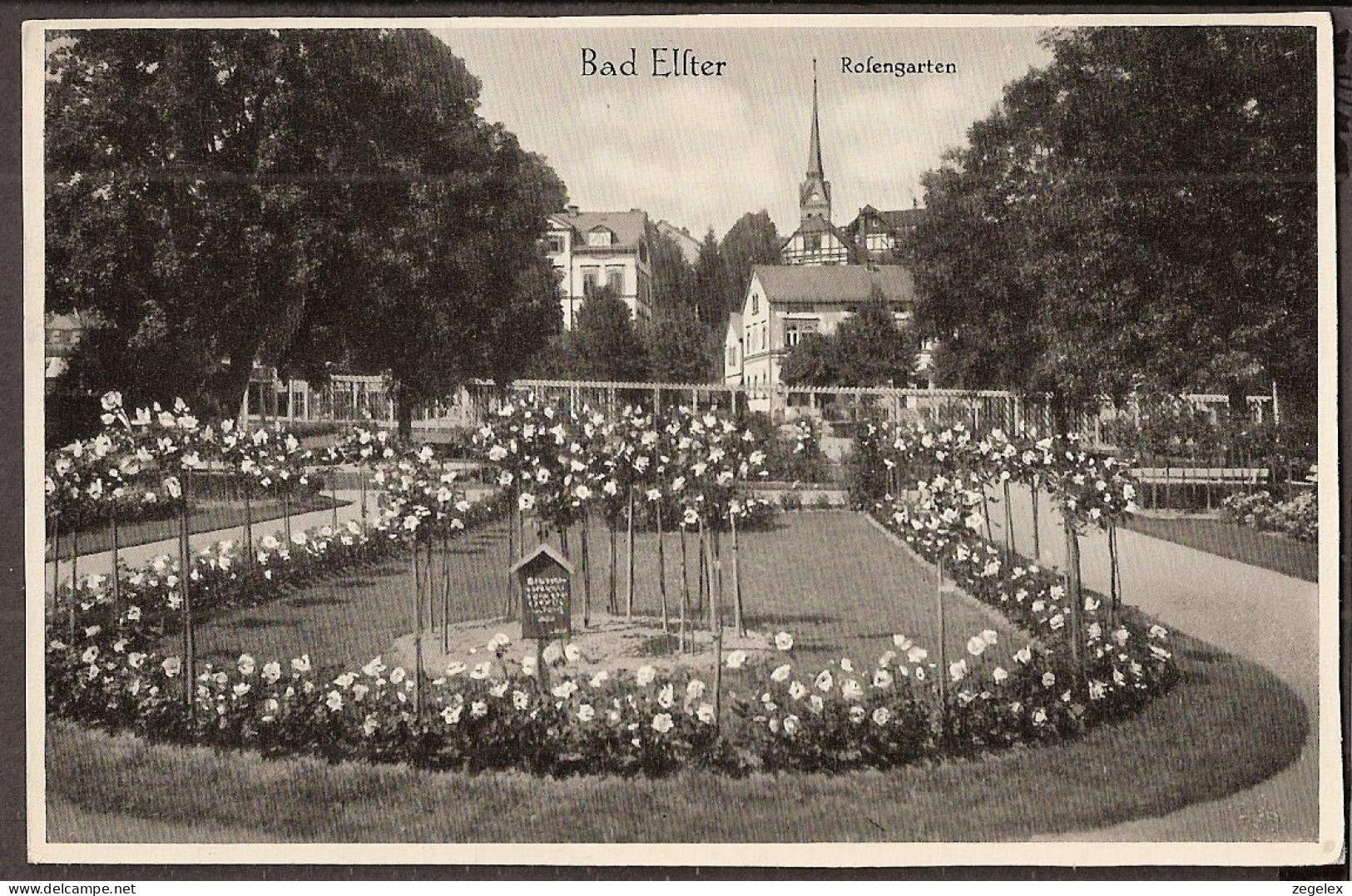 Bad Elster 1937 - Rozengarten - Bad Elster