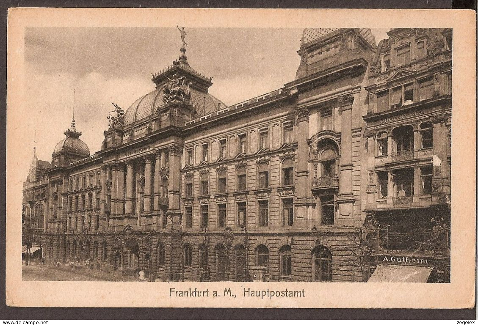 Frankfurt A. M. 1925 - Hauptpostamt - Frankfurt A. Main