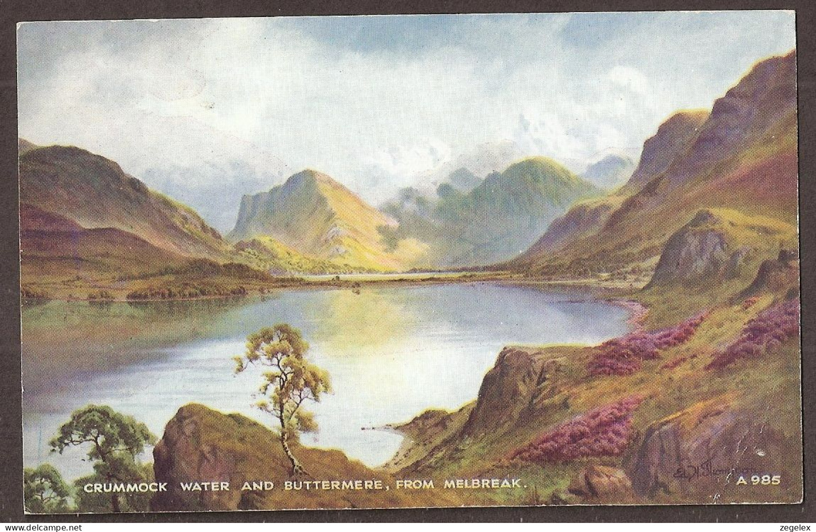 Crummock Water And Buttermere, From Melbreak - Andere & Zonder Classificatie